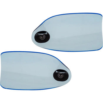 KLOCK WERKS Flare® Handguards - Harley-Davidson Cable Clutch - Blue Ice KWS-01-0128-CC