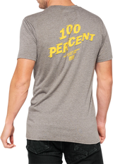 100% Dakota T-Shirt - Heather Gray - Large 32130-188-12