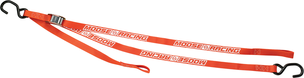 MOOSE RACING Soft-Tie Tie-Downs - Orange 3920-0358