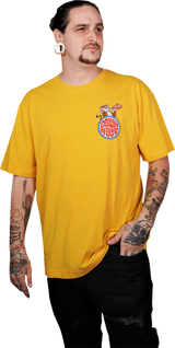 LETHAL THREAT Down-N-Out Tiger in Your Tank - Yellow - 2XL DT10051XXL