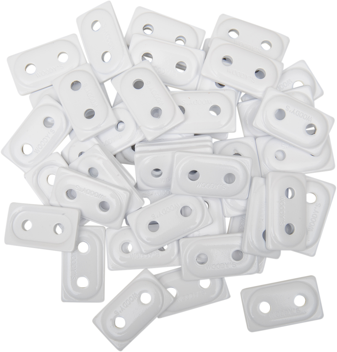 WOODY'S Support Plates - White - 48 Pack ADD2-3815-B