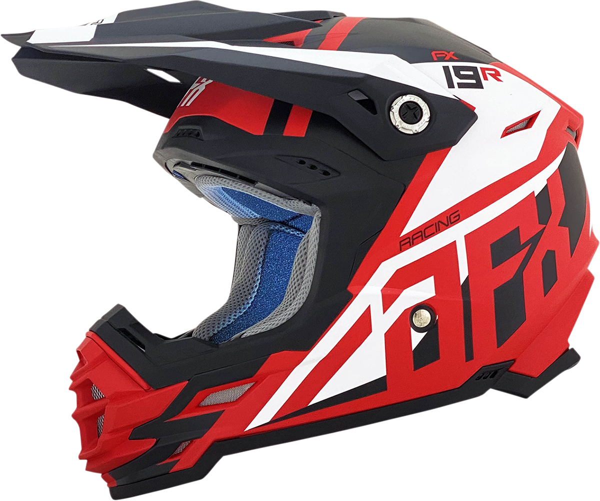 AFX FX-19R Helmet - Racing - Matte Red - Medium 0110-7064