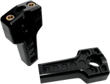 JOKER MACHINE Risers - Dual - 4" - Harley Davidson - Black 03-864B