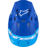 ALPINESTARS Supertech M10 Helmet - Flood - MIPS® - Blue/Black Carbon - XL 8301023-7282-XL