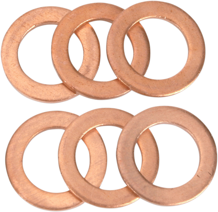 GOODRIDGE Crush Washer - 7/16" - 6 Pack P44518-6