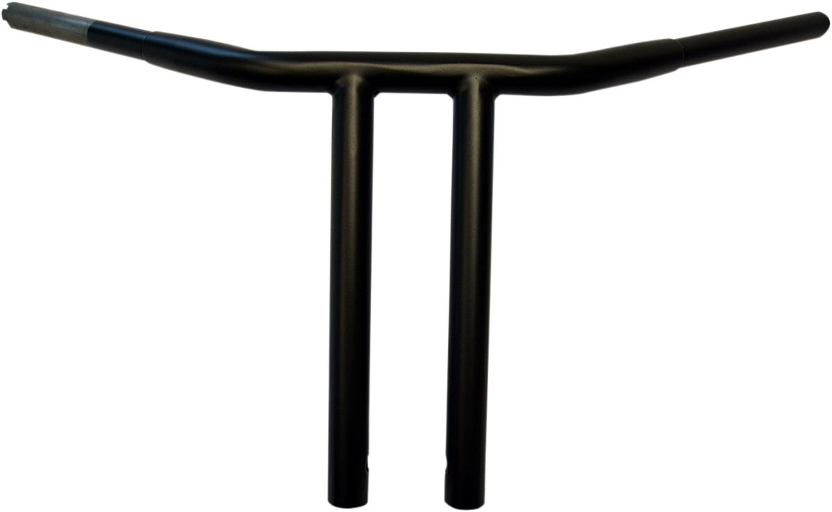 DRAG SPECIALTIES Handlebar - T-Bar - Buffalo - 12" - Flat Black HAS TBW NOTCH 0601-3509