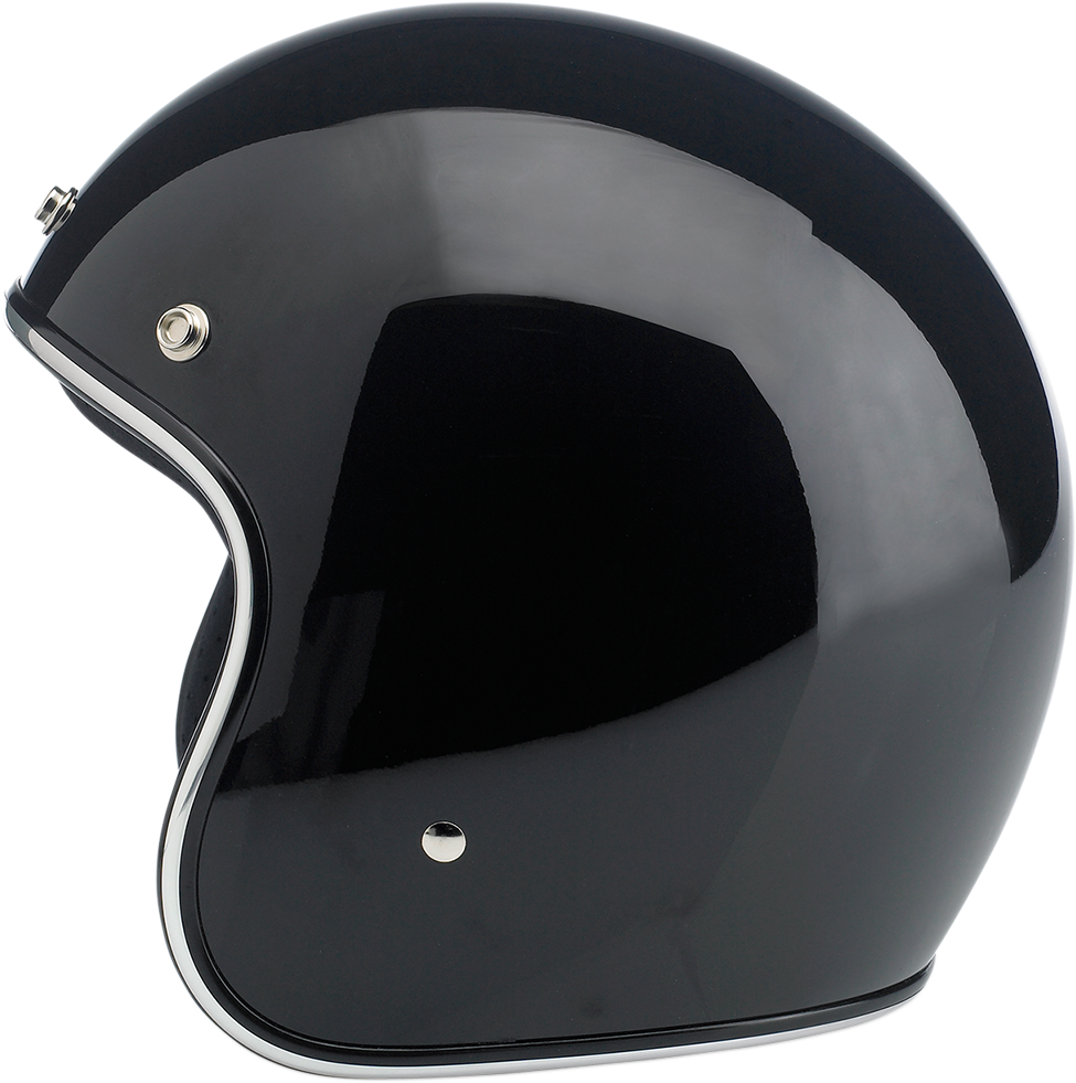 BILTWELL Bonanza Helmet - Gloss Black - Medium 1001-101-203