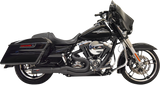 BASSANI XHAUST 2:1 Exhaust - Black 1F68B