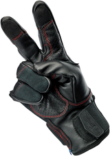 BILTWELL Belden Gloves - Redline - Small 1505-0108-302