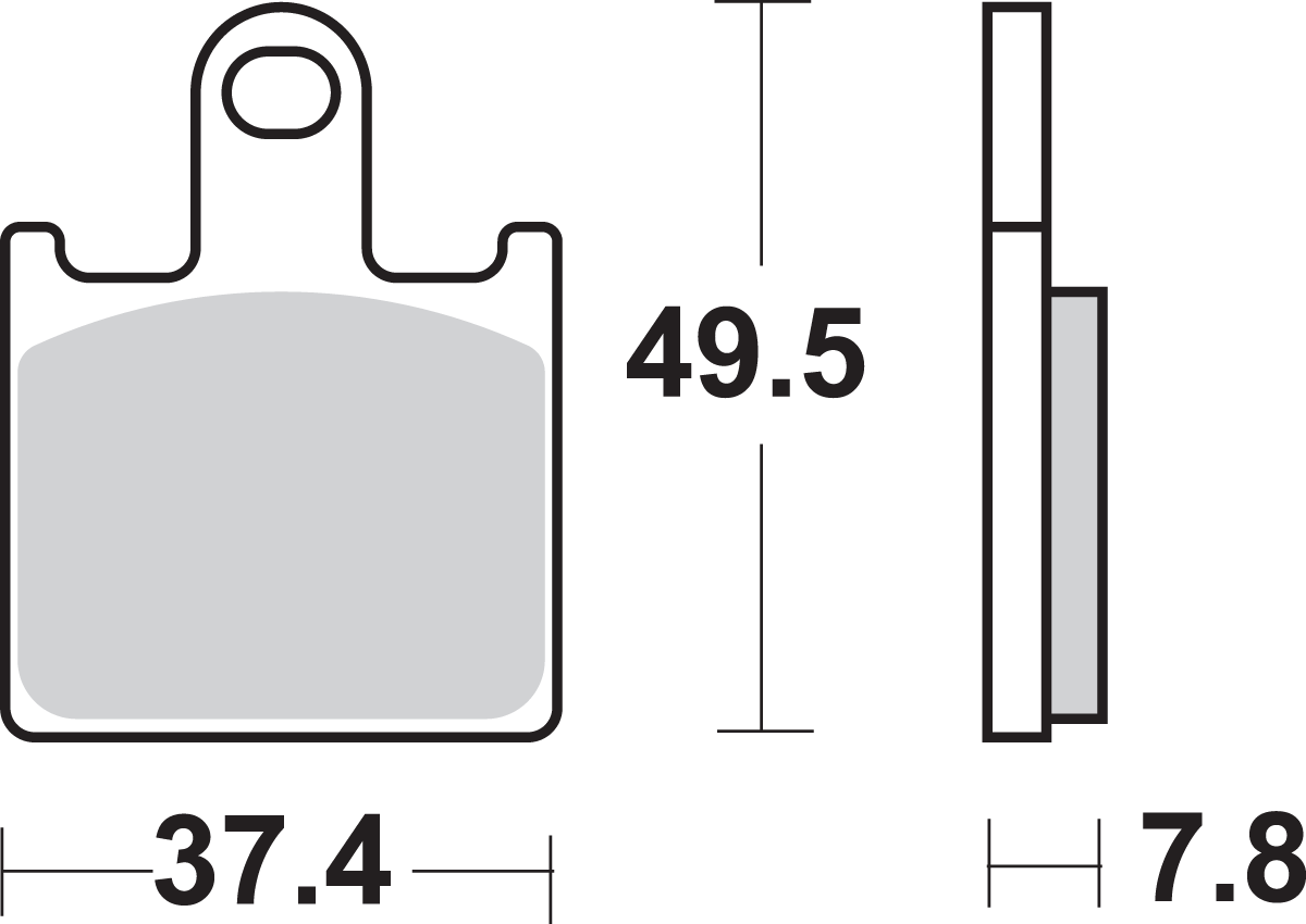 SBS HS Brake Pads - Kawasaki - 838HS 838HS