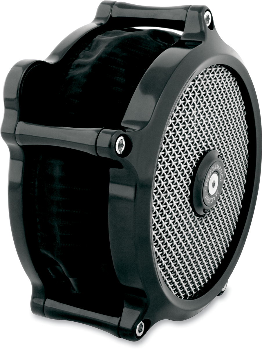 PERFORMANCE MACHINE (PM) Air Cleaner - Black - CV/EFI 0206-2006-B