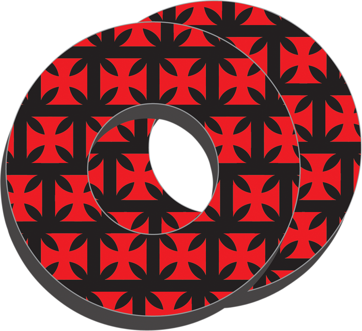 FACTORY EFFEX Grip Donuts - Iron Cross 08-67904