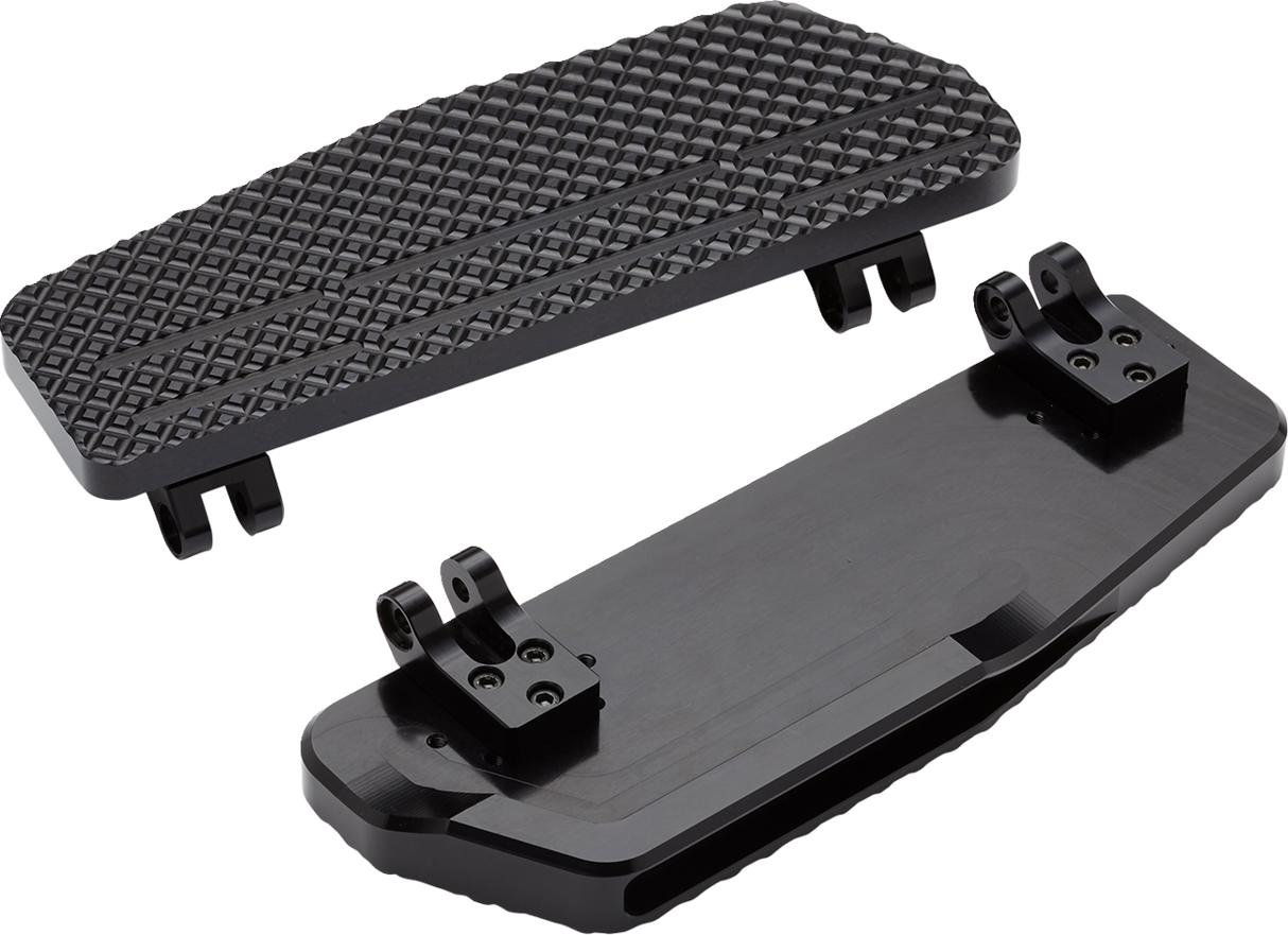 LA CHOPPERS Billet County Floorboards - Black - FL LA-P101-00B