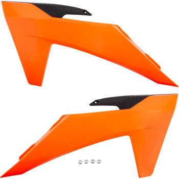 UFO Radiator Covers - Fluorescent Orange  KTM SX/SXF 2023 KT05011-FFLU