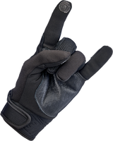 BILTWELL Baja Gloves - Black Out - Small 1508-0101-302