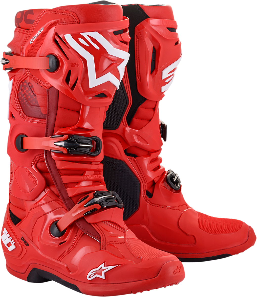 ALPINESTARS Tech 10 Boots - Red - US 11 2010020-30-11