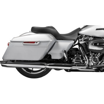 DRAG SPECIALTIES SEATS Extended Reach Freedom Seat - Solar Leather - Smooth Vinyl - FLT/FLH '09-'24 0801-1983