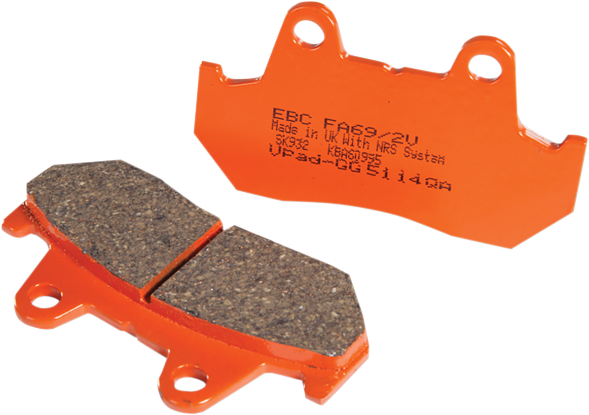 EBC Organic Brake Pads - Honda CB - FA69/2 FA69/2