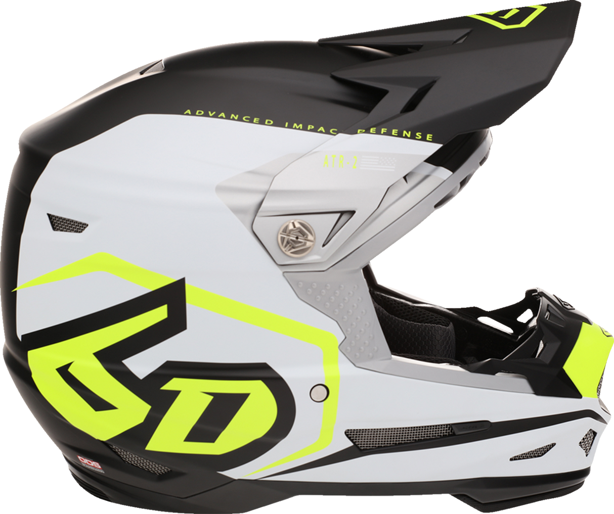 6D ATR-2 Helmet - Delta - Neon Yellow - 2XL 12-3429