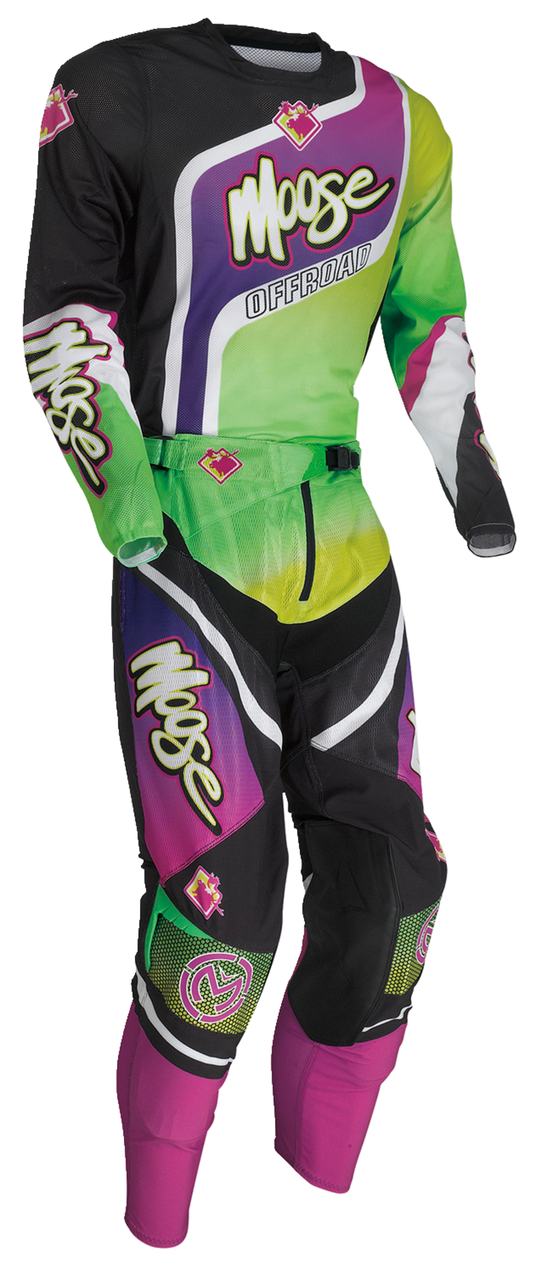 MOOSE RACING Sahara™ Jersey - Purple/Green - 3XL 2910-7233