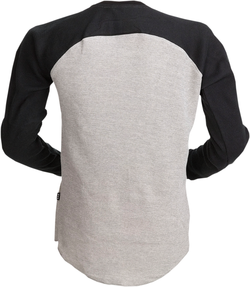 Z1R Waffle Long-Sleeve Shirt - Gray - Large 2840-0151