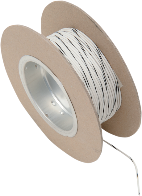 NAMZ 100' Wire Spool - 18 Gauge - White/Black NWR-90-100