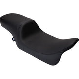 DRAG SPECIALTIES Predator 2Up Seat - Vinyl - Black - Smooth - FLH '08-'23 0801-1487