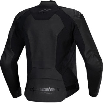 ALPINESTARS Stella Faster v3 Leather Jacket - Black/Black - US 12 / EU 48 3113625-1100-48