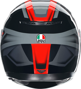 AGV K3 Helmet - Compound - Black/Red - Small 2118381004009S