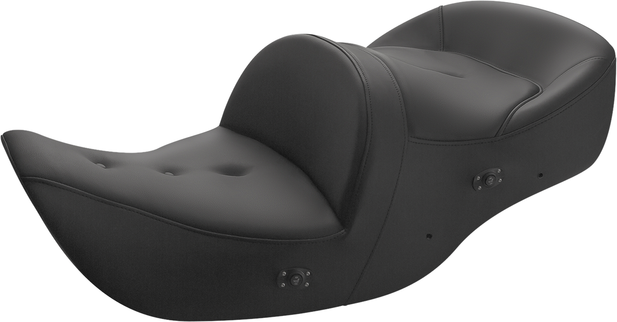 SADDLEMEN Seat - Roadsofa - Without Backrest - Pillow Top - Black - Heated H01-07-181HCT