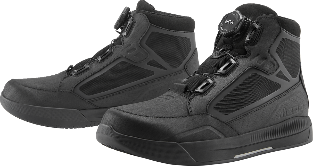 ICON Patrol 3™ Waterproof Boots - Black - Size 9 3403-1283