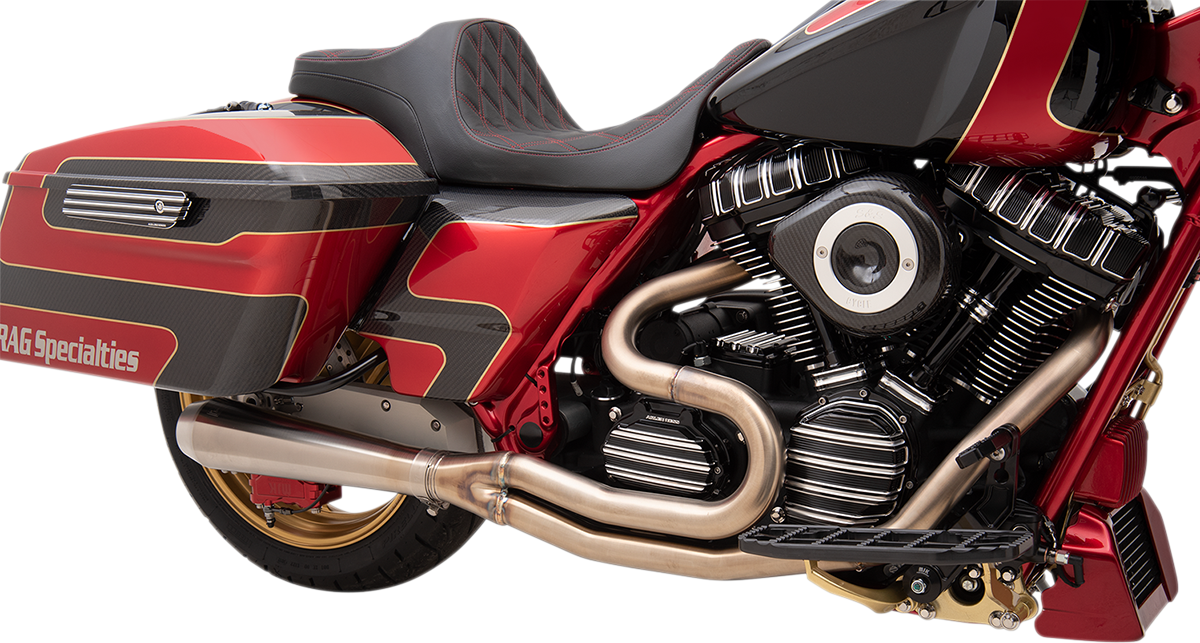 BASSANI XHAUST 2:1 Exhaust - Stainless Steel 1F22SS