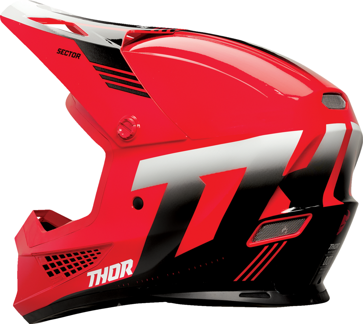 THOR Sector 2 Helmet - Carve - Red/White - XL 0110-8109