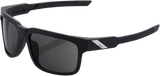 100% Type-S Sunglasses - Black - Smoke 61032-100-57