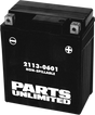 Parts Unlimited AGM Battery Factory Activated  - YTZ8V  2113-0601