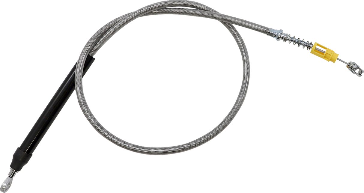 LA CHOPPERS Clutch Cable- Quick Connect - 18" - 20" Ape Hanger Handlebars - Stainless Steel LA-8155C19