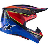 ALPINESTARS Supertech M10 Helmet - MIPS® - Era - Gloss Blue/Red/Yellow Fluo - Medium 8301223-7356-M