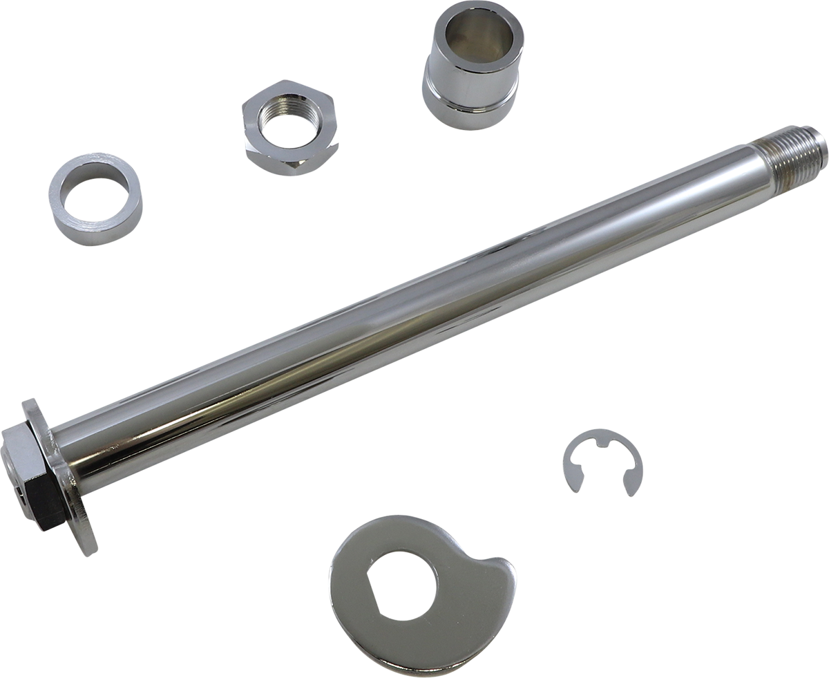 DRAG SPECIALTIES Axle Kit - Rear - Chrome - '02-'07 FLT W16-0349