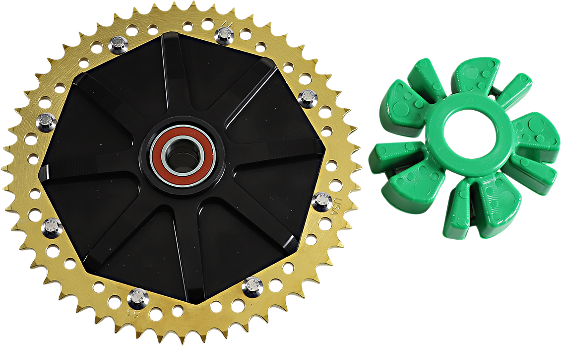 ALLOY ART Cush Drive Sprocket - Black - 53 Tooth G2CC53-12