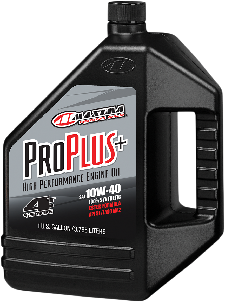 MAXIMA RACING OIL Pro Plus+ 4T Oil - 10W-40 - 1 U.S. gal. 30-029128