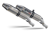 GPR Deeptone Full Exhaust System, Dual Silencers with Removable DB Killers Kawasaki KFX 700 2004-2011  QUSP.140DE.DEATV