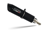 GPR Furore Nero Slip-on Exhaust with Removable DB Killer, Link Pipe KLR650 KLR650R /C 2006-2024  K.29.RACEDB.FUNE