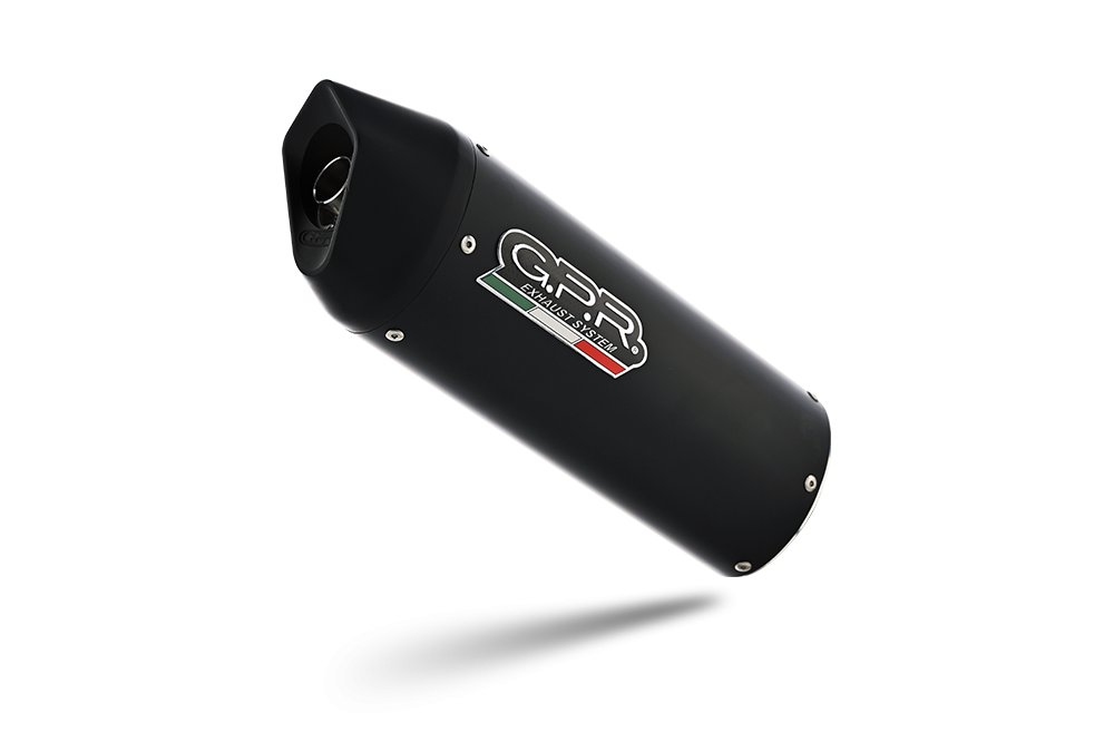 GPR Furore Nero Slip-on Exhaust with Removable DB Killer, Link Pipe KLR650 KLR650R /C 2006-2024  K.29.RACEDB.FUNE