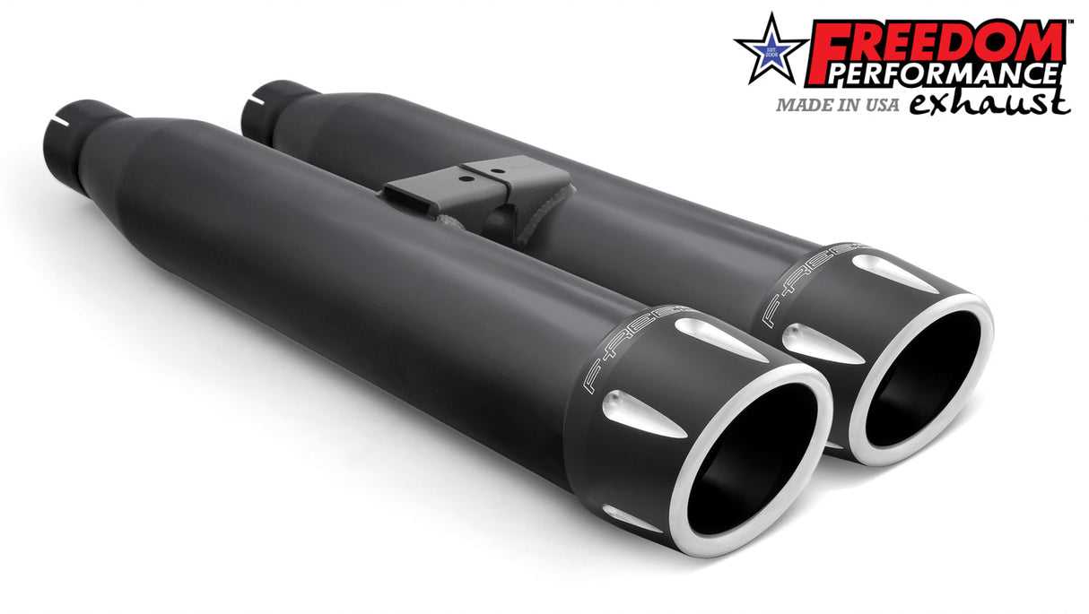YAMAHA VENTURE/ROYAL STAR/TOUR DELUXE 1999-2014 SLIP-ONS check description for Quiet Baffles.