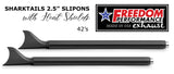 HARLEY TOURING SHARKTAIL & CREEPER 2.5" SLIP-ONS BUNDLE *CHECK DESCRIPTION FOR YEAR FITMENTS*
