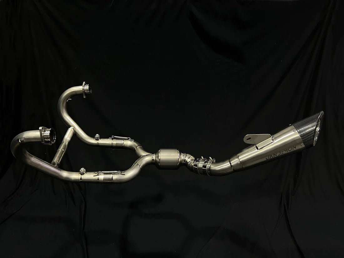 Vandemon  BMW R nineT Titanium Exhaust System 2021-2024  BMWRNINETTIEXHBRA