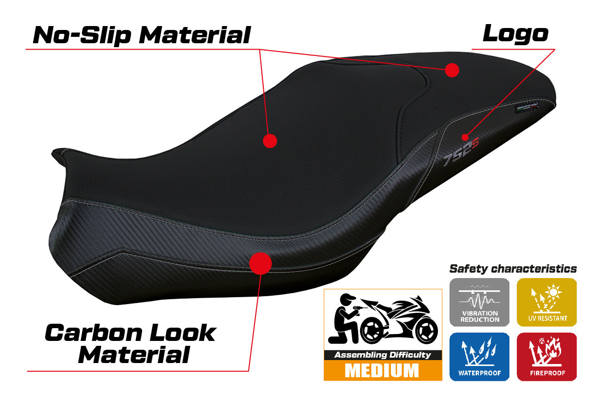 Tappezzeria Italia Benelli 752S 2019-2025 Seat Cover Black