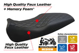 Tappezzeria Italia Benelli Leoncino 506 2017-2025 Seat Cover Comfort Black