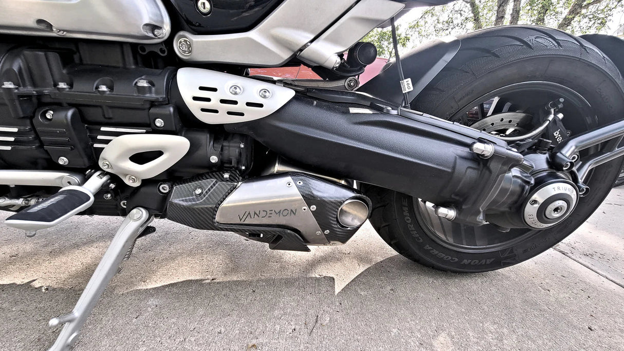 Vandemon Triumph Rocket 3R, GT and Storm Titanium Slip-On Mufflers 2019-2024  TRIUMROCKET3MUFC