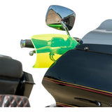 KLOCK WERKS Flare® Handguards - Harley-Davidson Cable Clutch - Green Ice KWS-01-0127-CC
